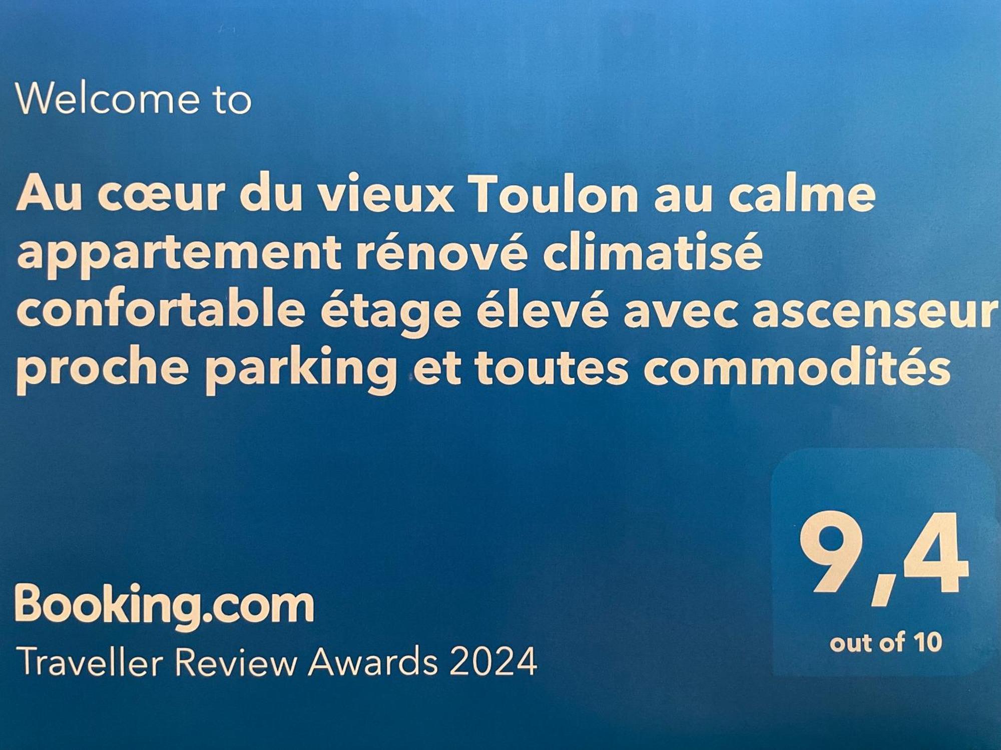 Au Coeur Du Vieux Toulon Au Calme Appartement Renove Climatise Confortable Etage Eleve Avec Ascenseur Proche Parking Et Toutes Commodites المظهر الخارجي الصورة